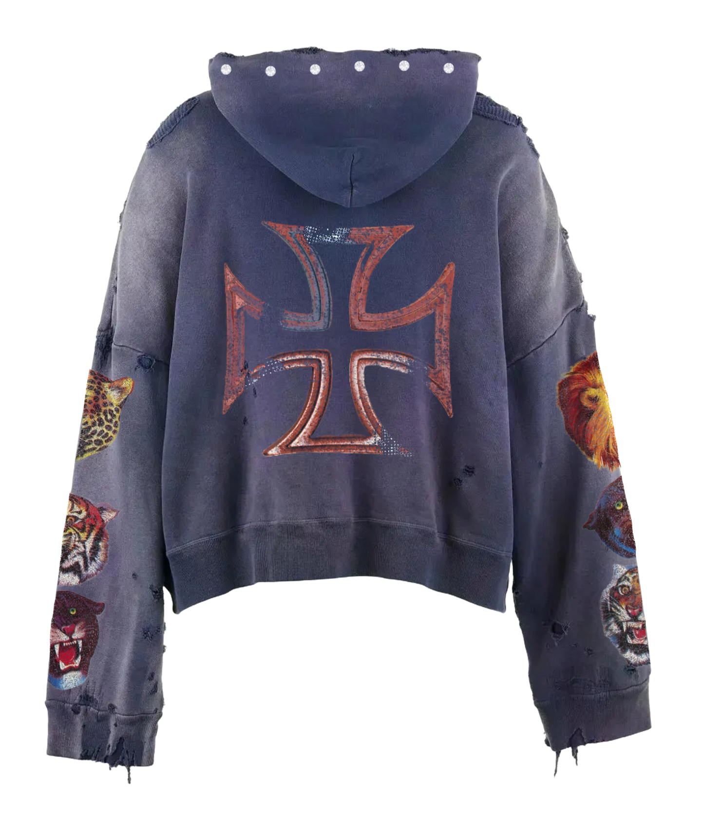 Arced Zip up hoodie image 1