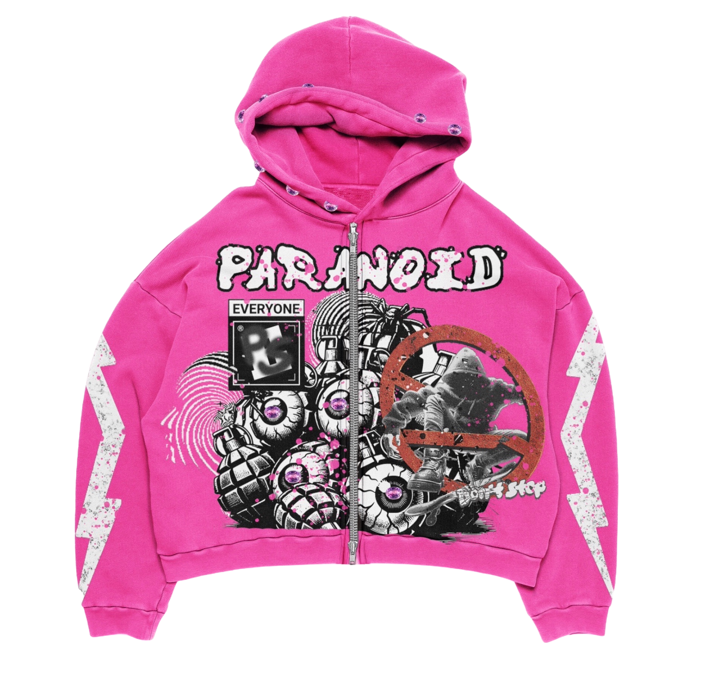 Paranoid Zip up hoodie image 0