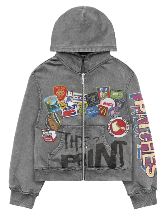 The Print zip up hoodie image 0