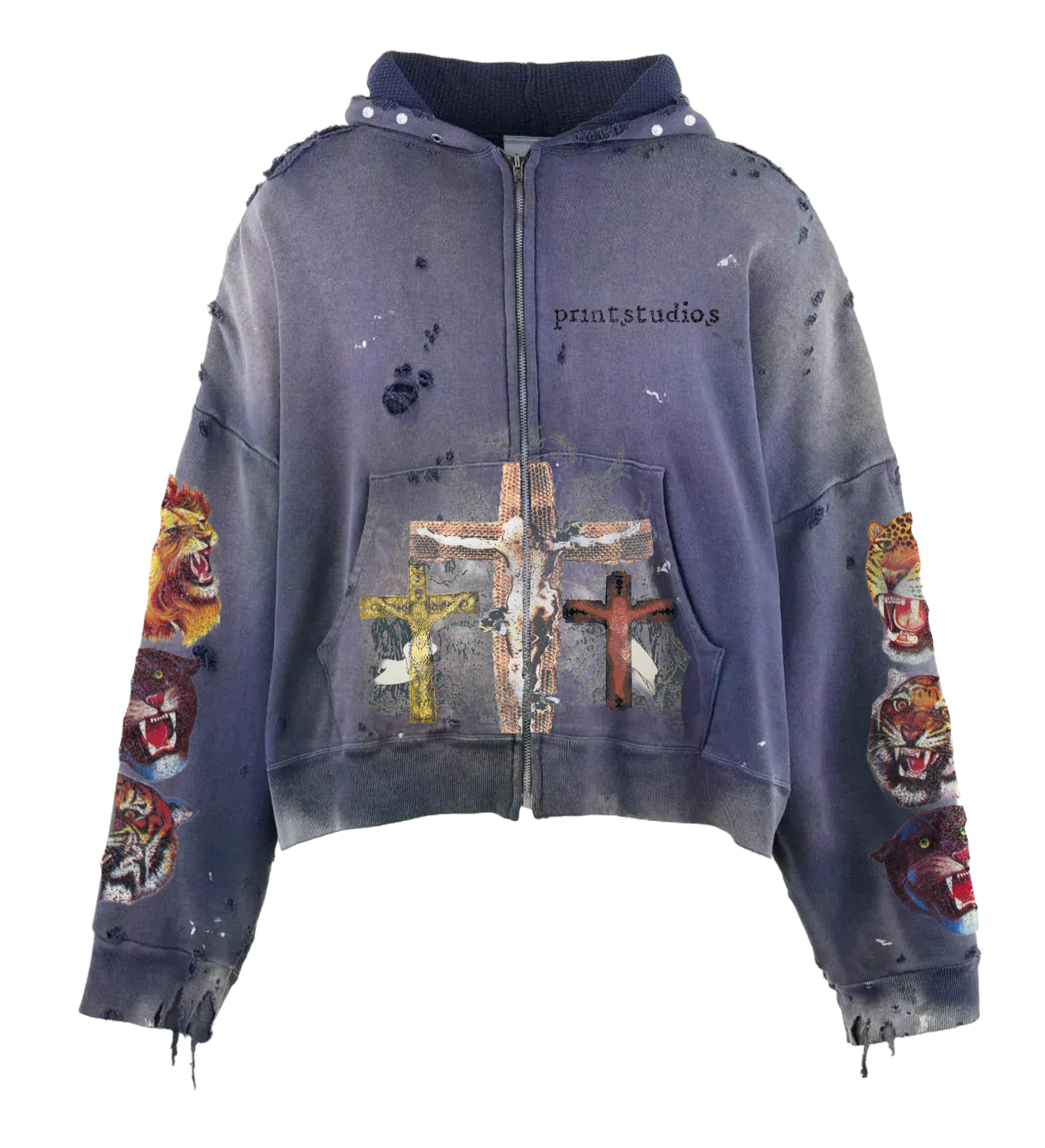 Arced Zip up hoodie image 0