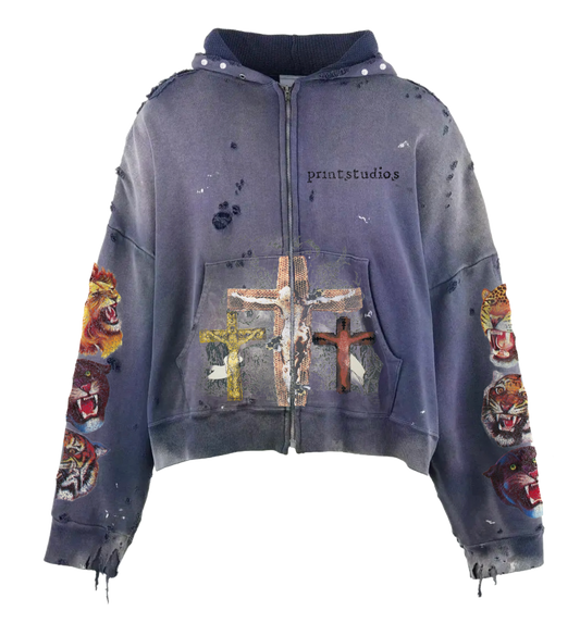 Arced Zip up hoodie image 0