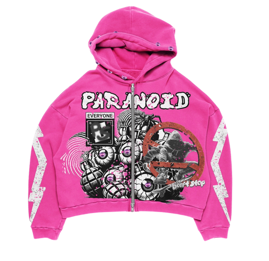 Paranoid Zip up hoodie image 0