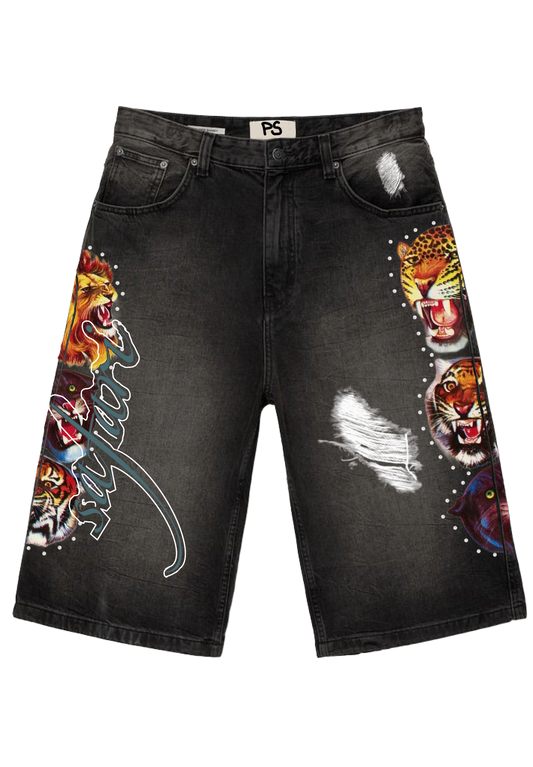Safari Lion Jorts image 0